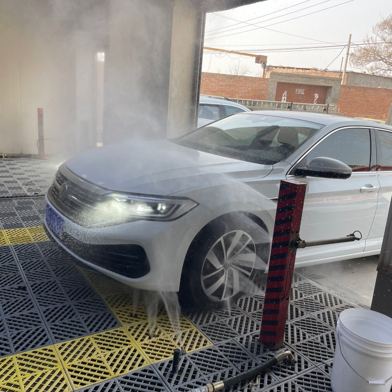 مزود تصدير صيني ذكي تلقائي 360 جهاز غسيل سيارات بخاخ رغوة عالية الضغط بدون لمس مع تجفيف هوائي آلي