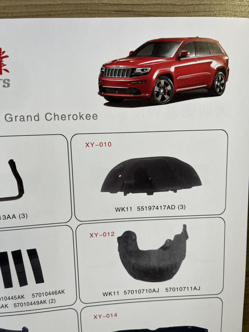 قطع ملحقات هيكل السيارة لسلسلة جيب SUV