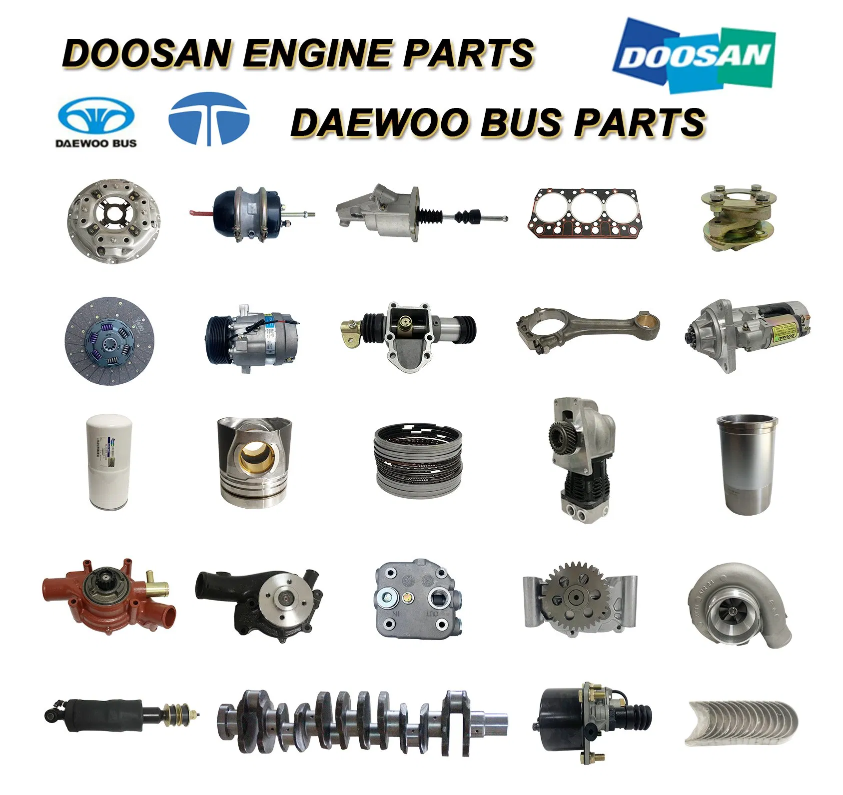 قطع غيار محرك دووسان الأصلية Dx12 غسالة محمل الدفع لسيارات دايو الحافلات/الشاحنات وقطع غيار الحفارات 120816-00156/120816-00157