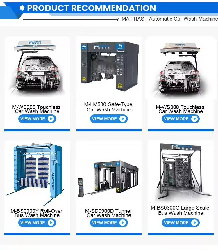 غسالة سيارات أوتوماتيكية بالكامل بسعر رخيص تعمل باللمس مع آلة تجفيف هوائية 360 درجة لغسل الفوم