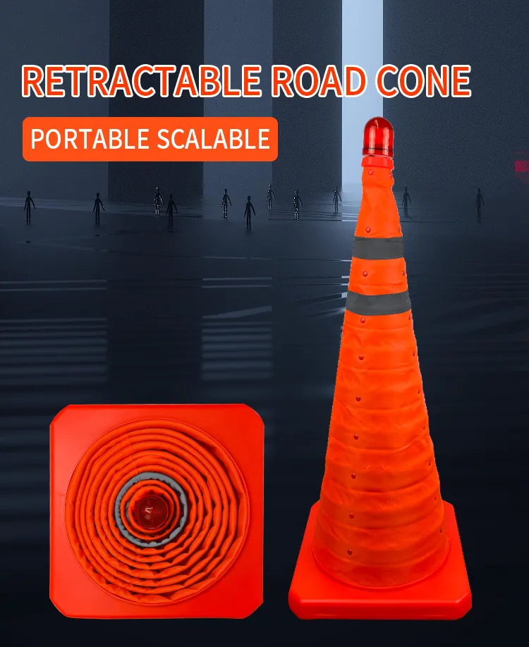 Folding Road Cone 70cm