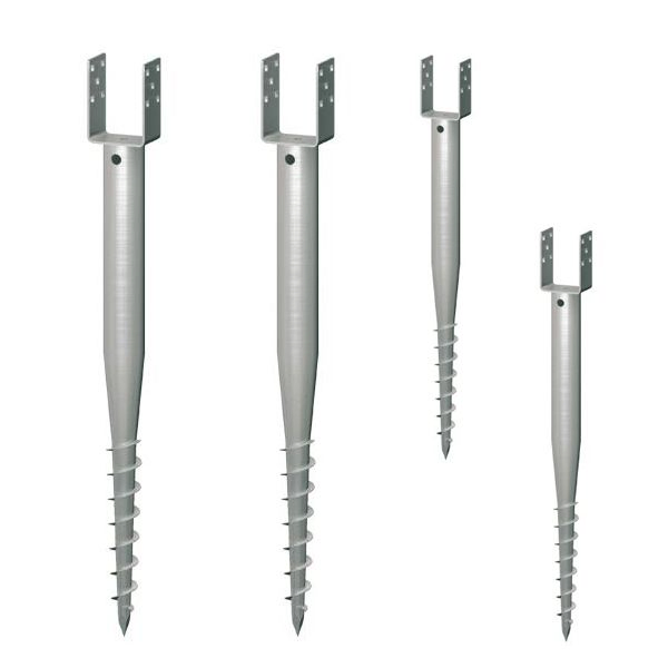 HDG Zi Al Magnesium Helix Earth Anchor for Solar Power System