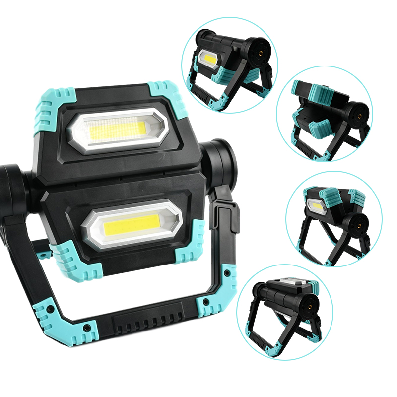 Brightenlux New Design Adjustable COB LED Portable Work Light with Night Working