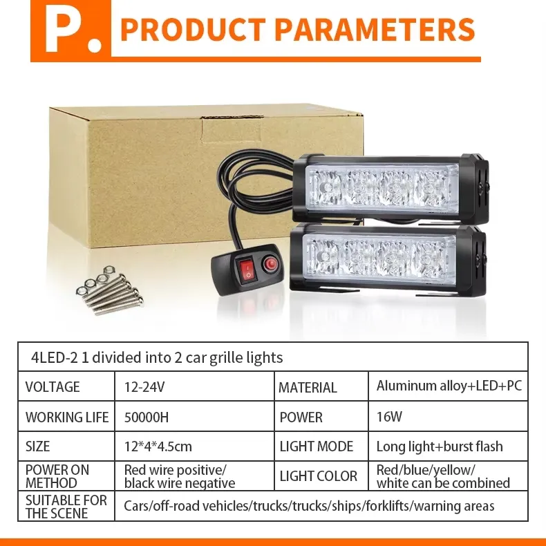 Product Specification Table