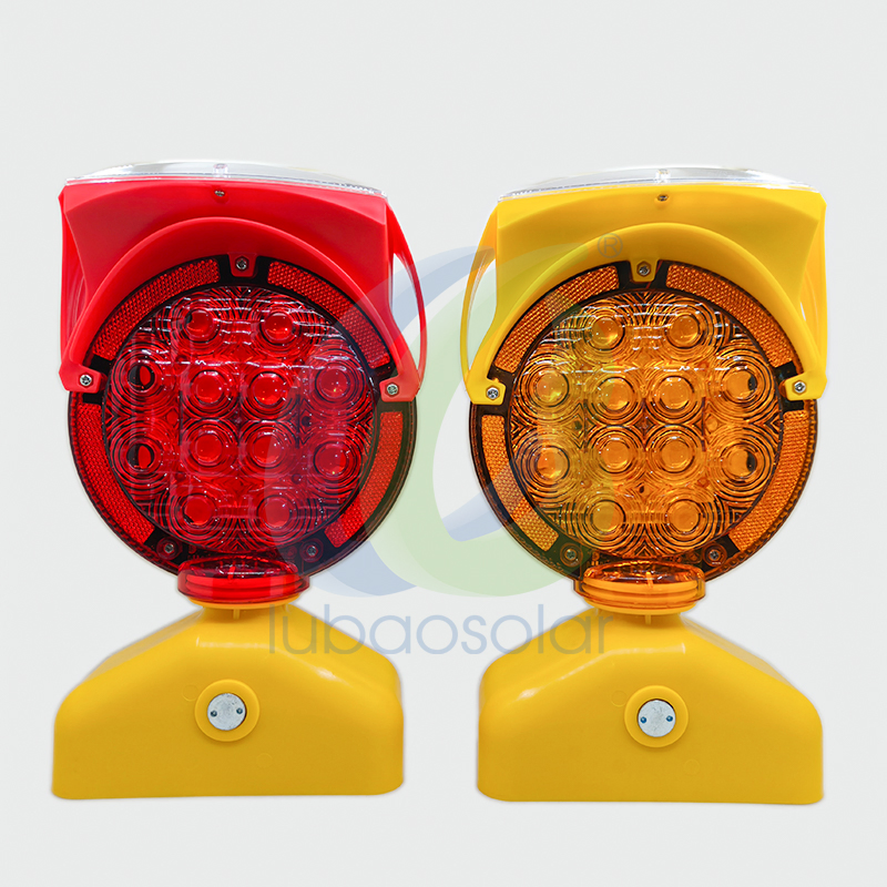 High Brightness Flashing Amber Traffic Road Control Security Barricade Light