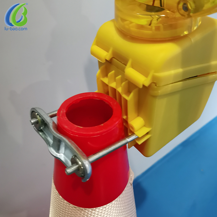 Portable and Movable Construction Site Security LED Caution Lamp Flashing Warning Light