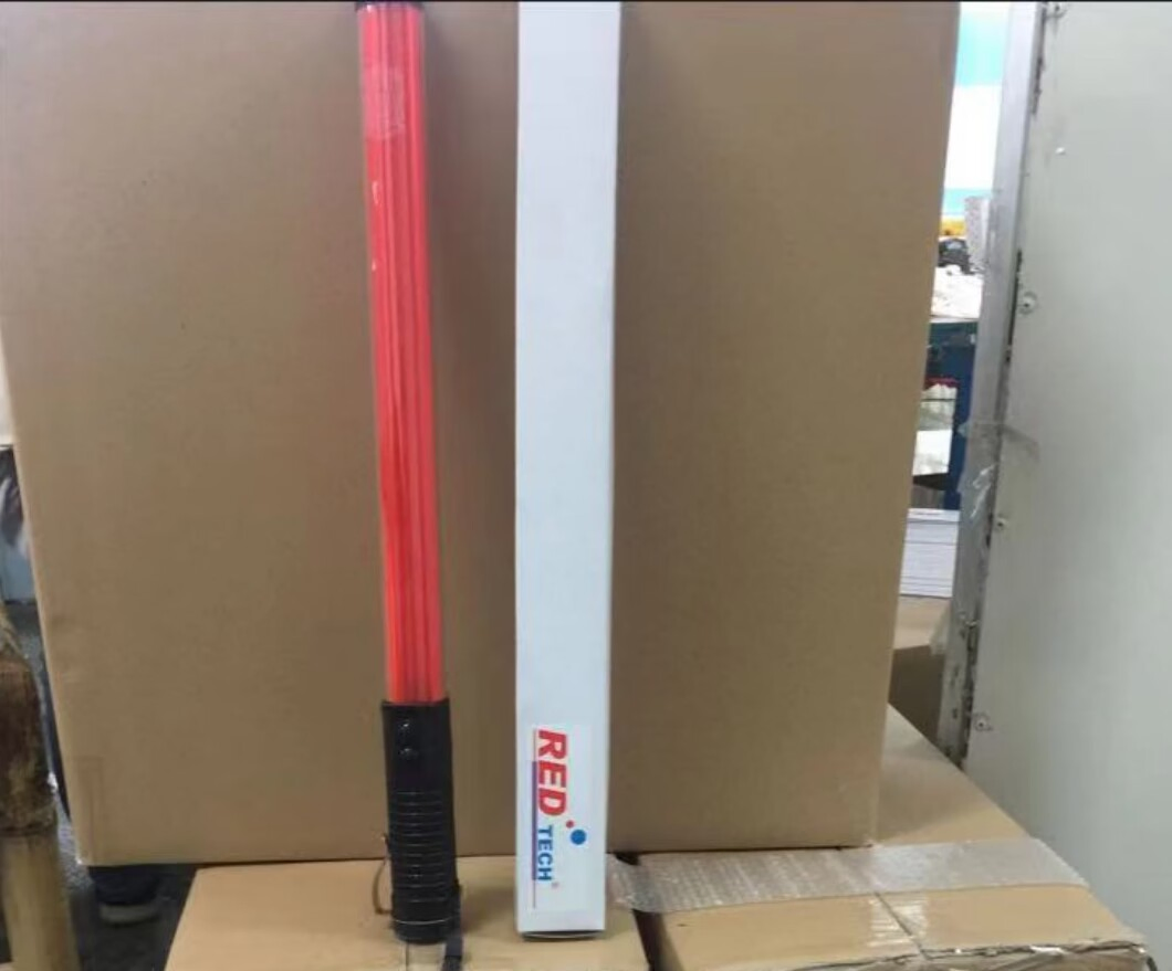 Warning Traffic Safety Baton Rechargeable Traffic Control Baton LED Flashing Wand Traffic Baton Light