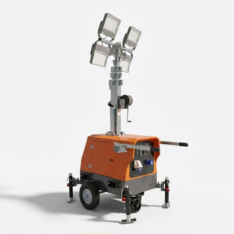 3 Color Signal Night Construction Telecom Film Set Tower Light with Siren Obstruction Lamp