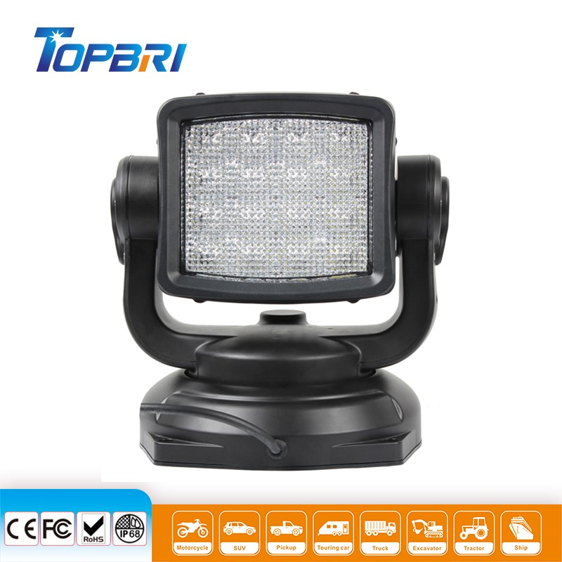 80W Remote Controlled Portable LED Torch Camping Search Work Light