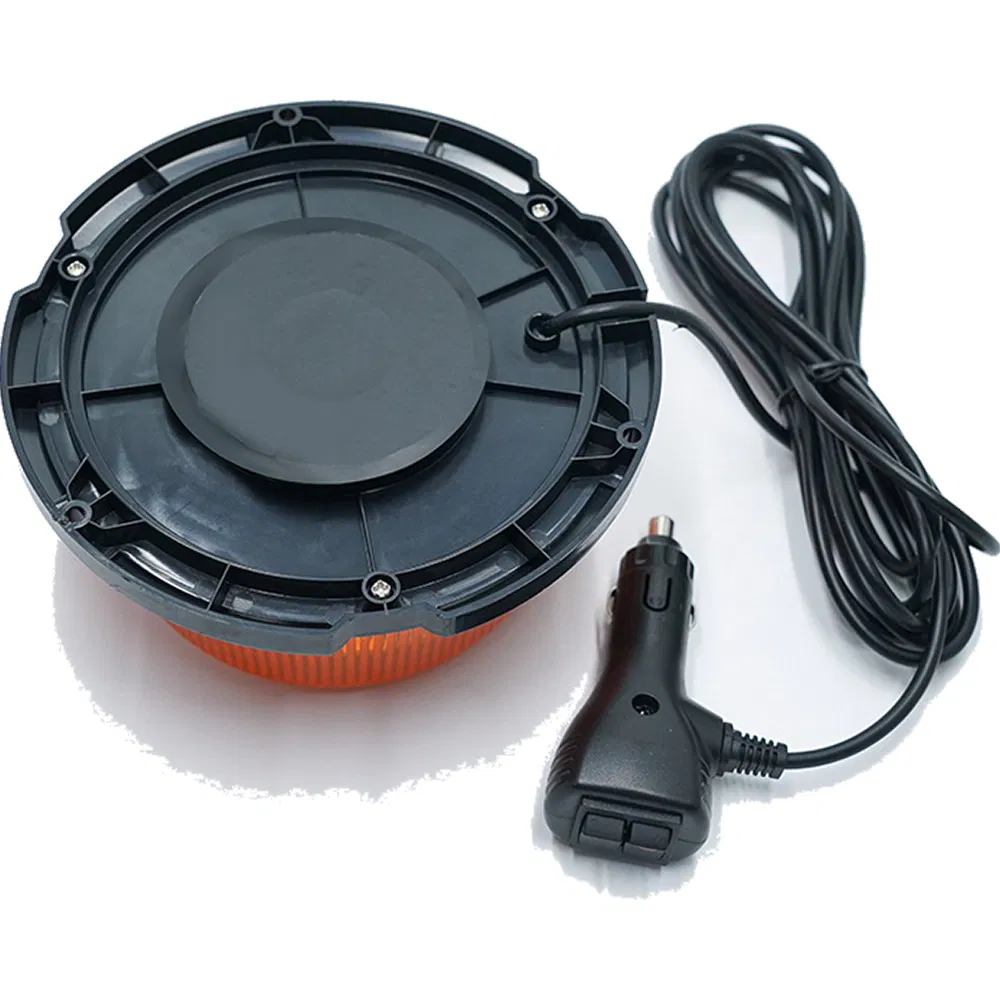 12-24V LED Super Bright LED Traffic Light LED Rotating Warning Light Strobe Beacon Light with Magnetic Mount for Tractor Truck