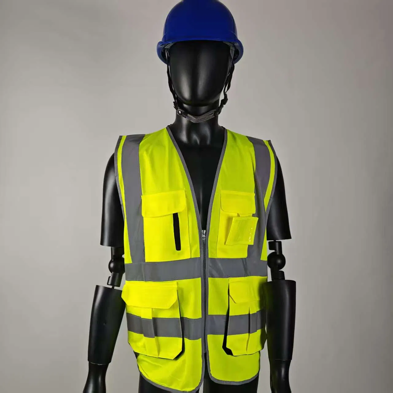 Reflective Vest Construction Site Work Vest Security Duty Safety Clothing Customizable Printed Workwear