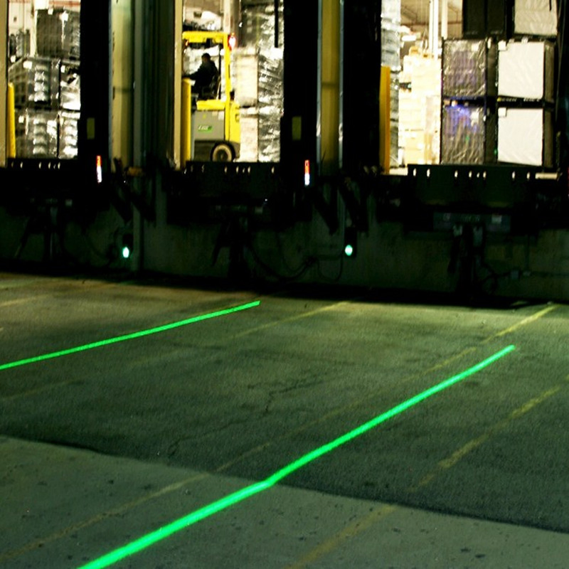 Vehicle Mounted Guided Green Laser Warning Line Light for Logistics Warehouse