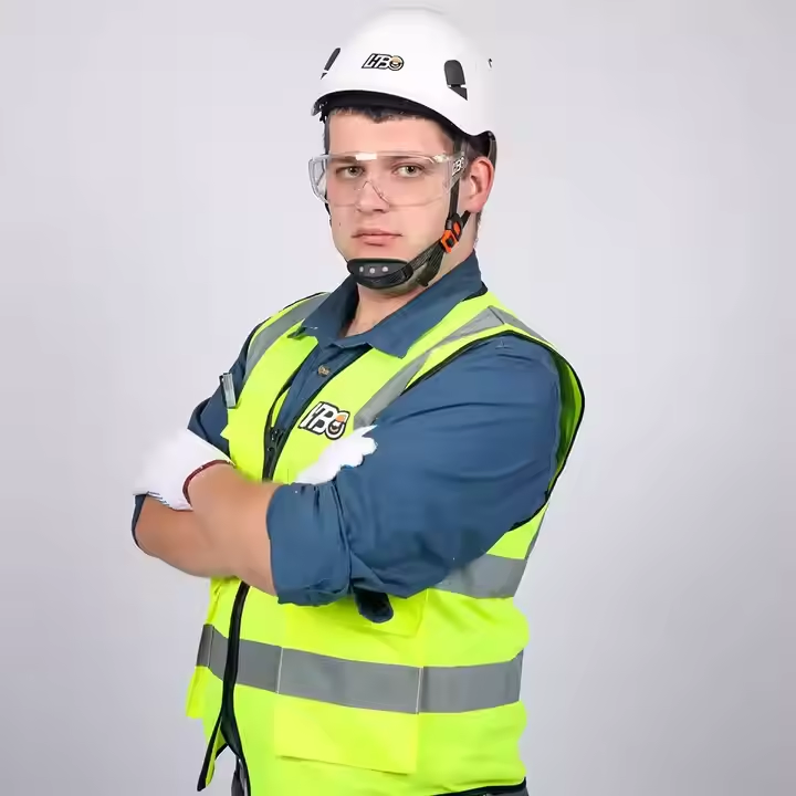 Customized Multi-Pocket Reflective Safety Clothing Construction Hi Vis Reflective Vest Traffic Jacket Safety Vest