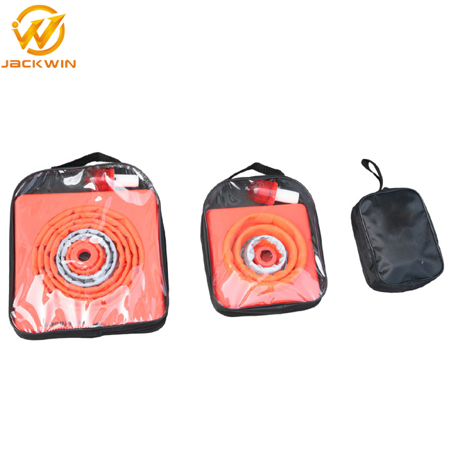 Foldable Safety Road Cone with LED Light