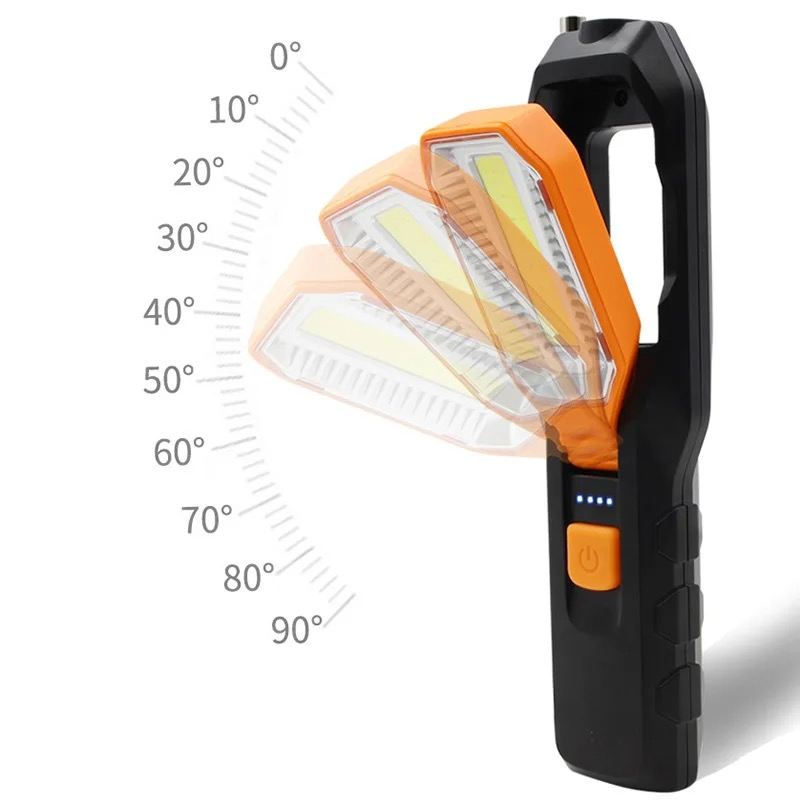 Portable LED Flashlight Work Inspection Light for Car Repair Household Emergency