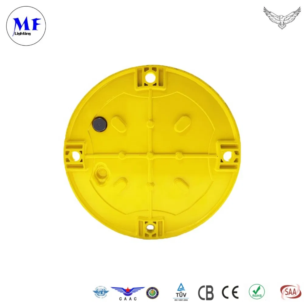 White Red Beacon LED Caution Aircraft Warning Red White Beacon Aeronautical Aviation Obstruction Obstacle Light for Telecommunication Tower High-Rise Building