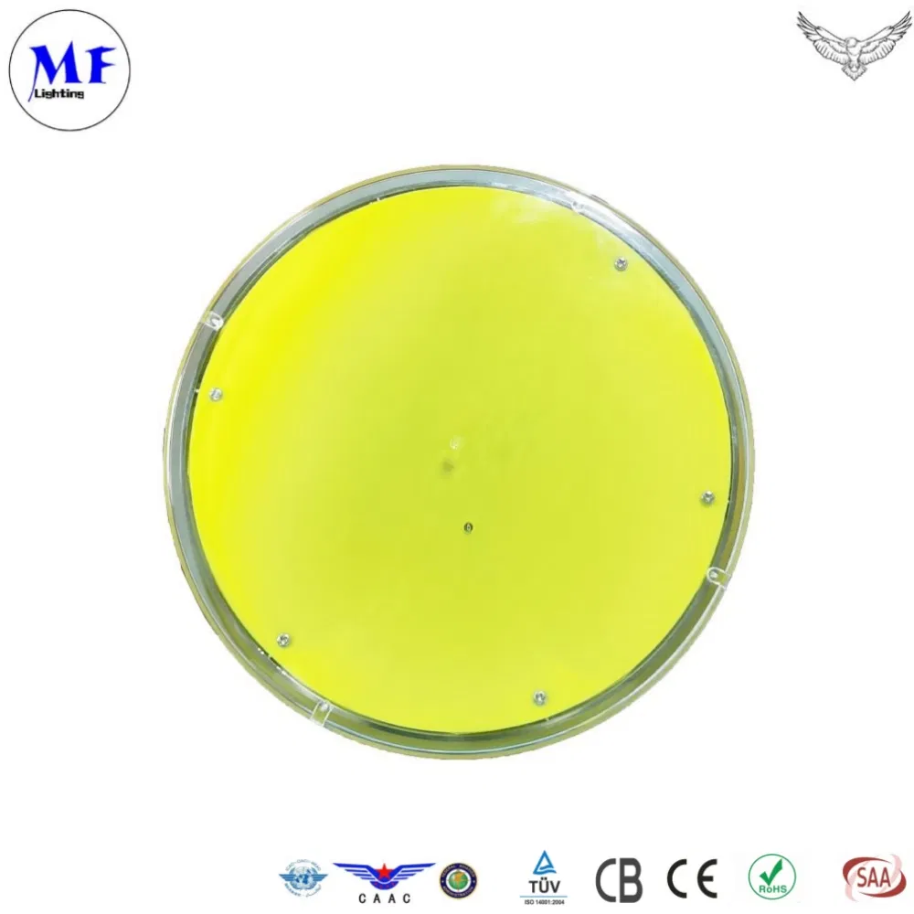 White Red Beacon LED Caution Aircraft Warning Red White Beacon Aeronautical Aviation Obstruction Obstacle Light for Telecommunication Tower High-Rise Building