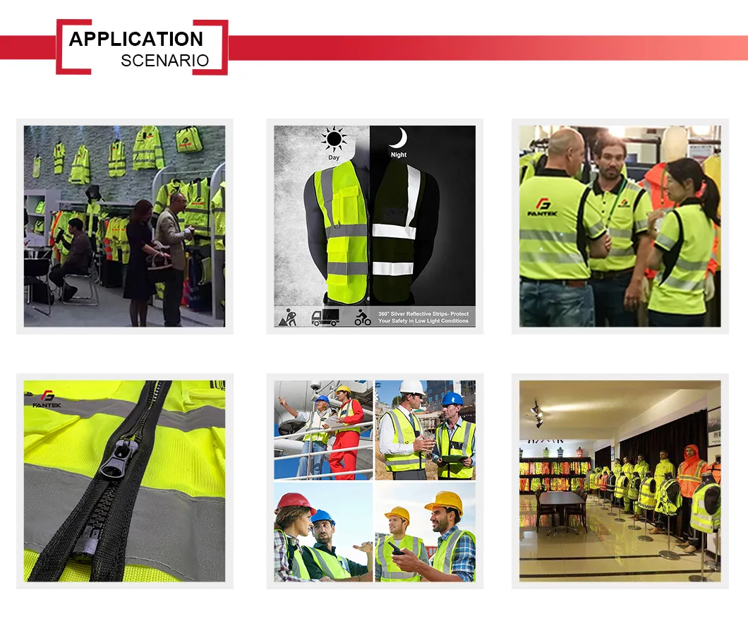 Reflective Safety Vest Detail