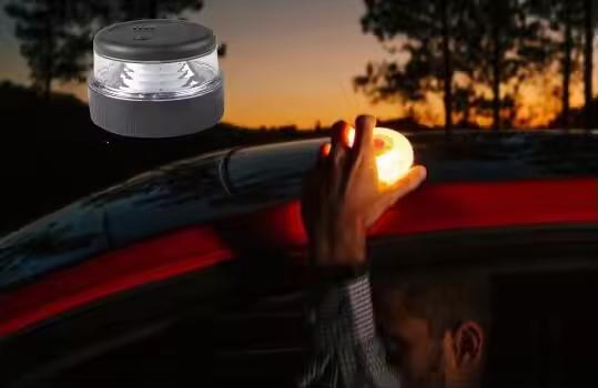 Portable Battery Powered Rechargeable Traffic Safety Road Hazard Emergency Warning Beacon Light