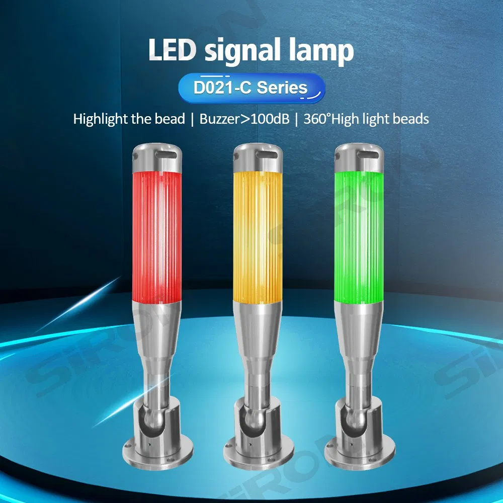 Siron D032 CE Aluminum 4colors Rygb Industrial CNC Machine Alarm Light