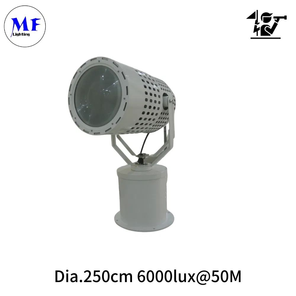 High Efficiency 50000lm IP66 300W/400W/500W/600W LED Marine Search and Rescue Prison Light for Vessel Navigation Coastguard and Fishery Patrol