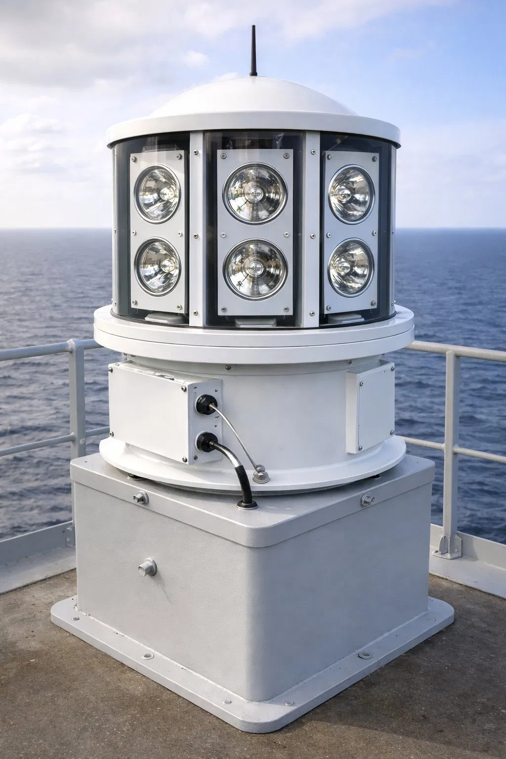 Marine Beacon Light 25 Nautical Miles for Navigation Aid Lighthouse Offshore Platform and Maritime Safety Applications