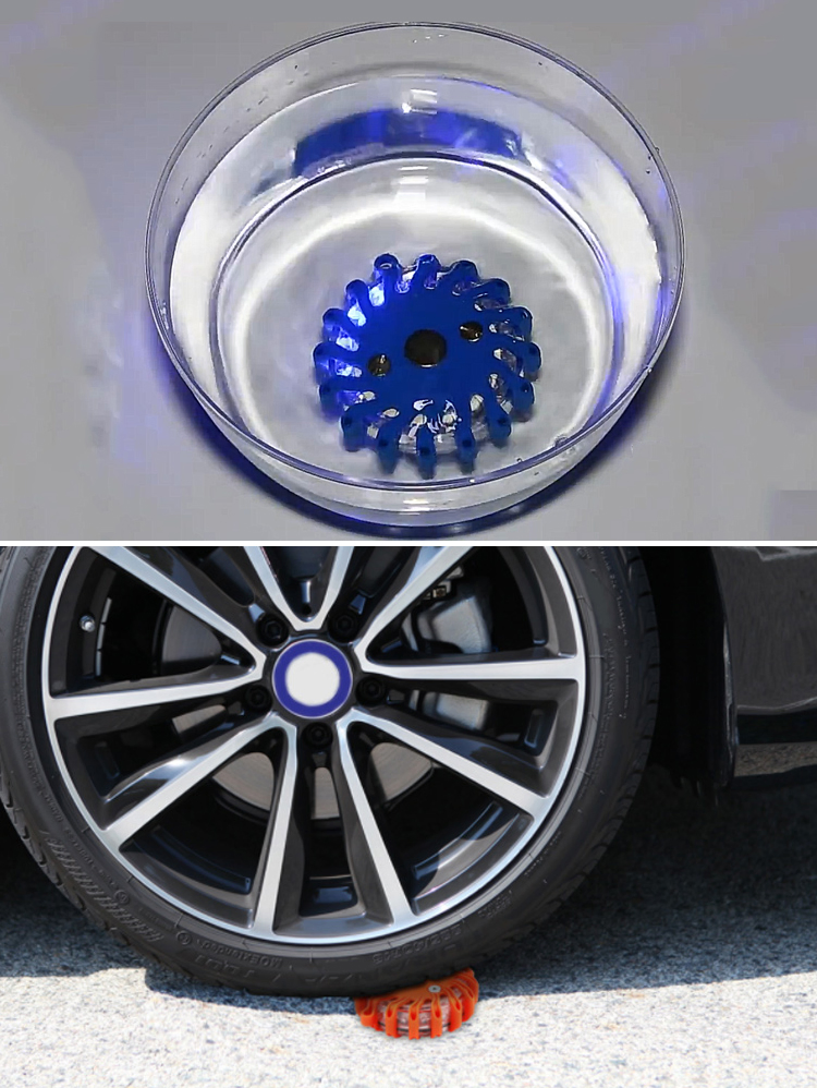 12+3 LED Road Safety Emergency Lighting Vehicle Warning Rechargeable Warning Flashing Signal Beacon Lamp Car Road Flares Caution Light