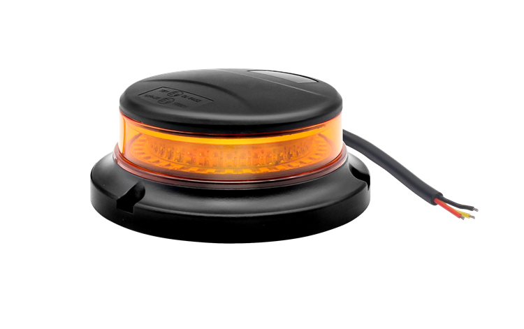 Emark SAE Truck Trailer Flashing Warning Strobe Beacon Light 36LED Amber Rotating Emergency Lamp Screw Magnetic Mount 10-30V