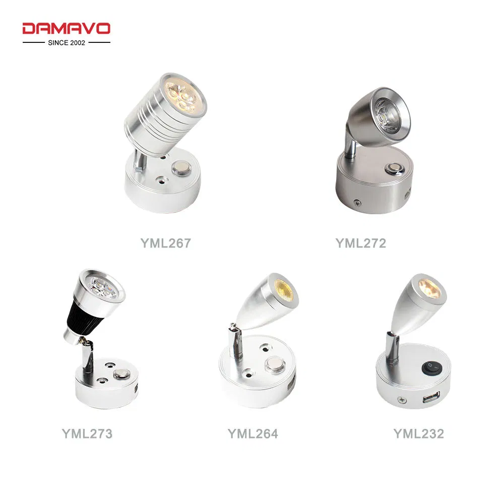 Flexible LED Bar Auto Interior Wall-Mounted Headboard Light with USB Port &amp; Touch Control EU Safety Compliant