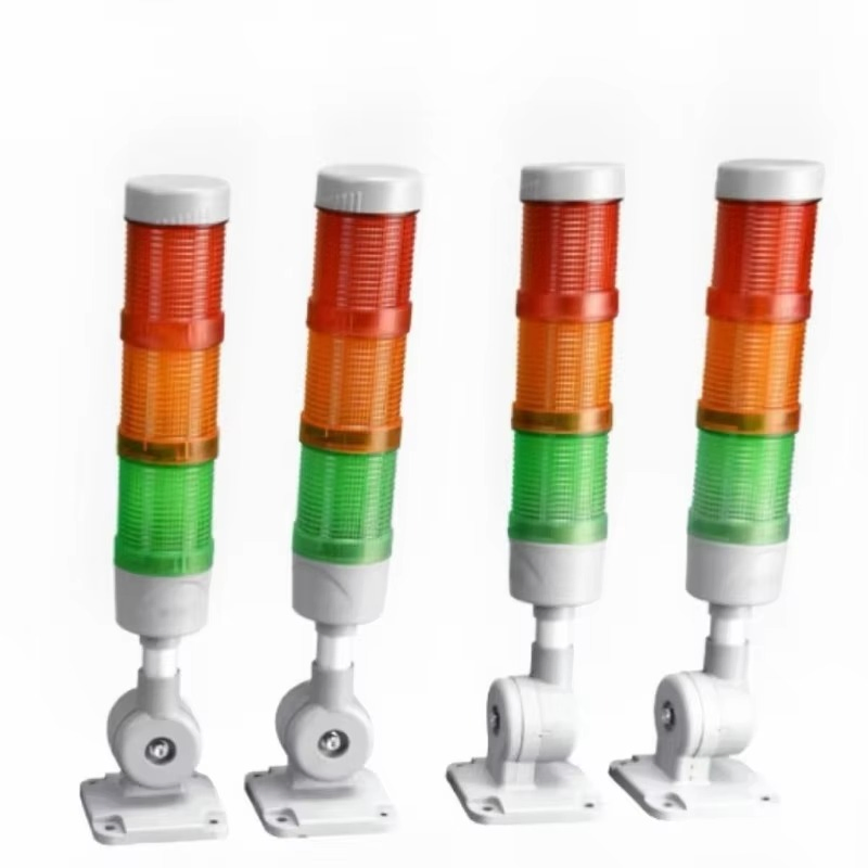 Industrial Multi-Storey Tower Warning Light with Buzzer Tri-Color Luminous Plastic Safety Alarm Indicator Light