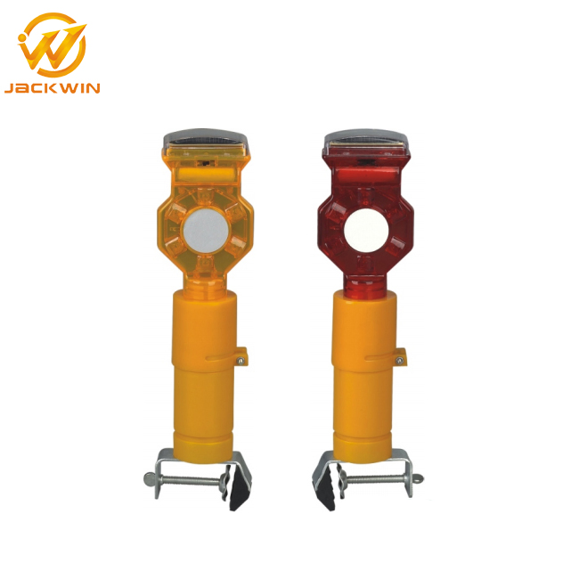 Traffic Blinking LED Solar Light Construction Site Barricade Light