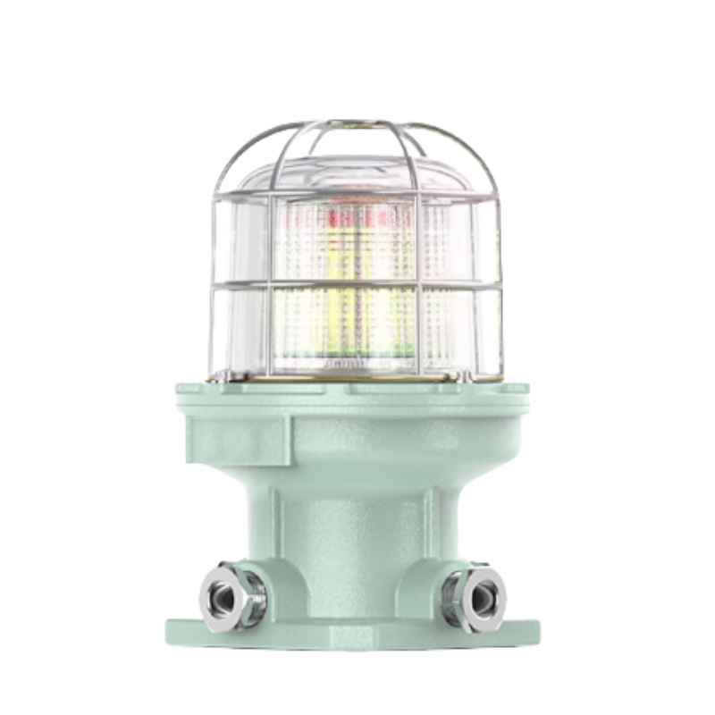 ATEX Outdoor Explosion Proof Warning Light Red White Revolving Blinker Lighting Safety Alarm Beacon