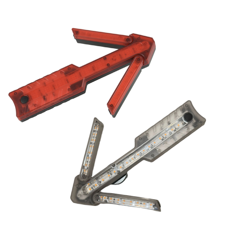 High Quality Emergency Car Traffic Arrow Flashing Lighting Road Safety Guide Warning Strobe Arrow Lamp Rechargeable 4400mAh Warning Beacon Light