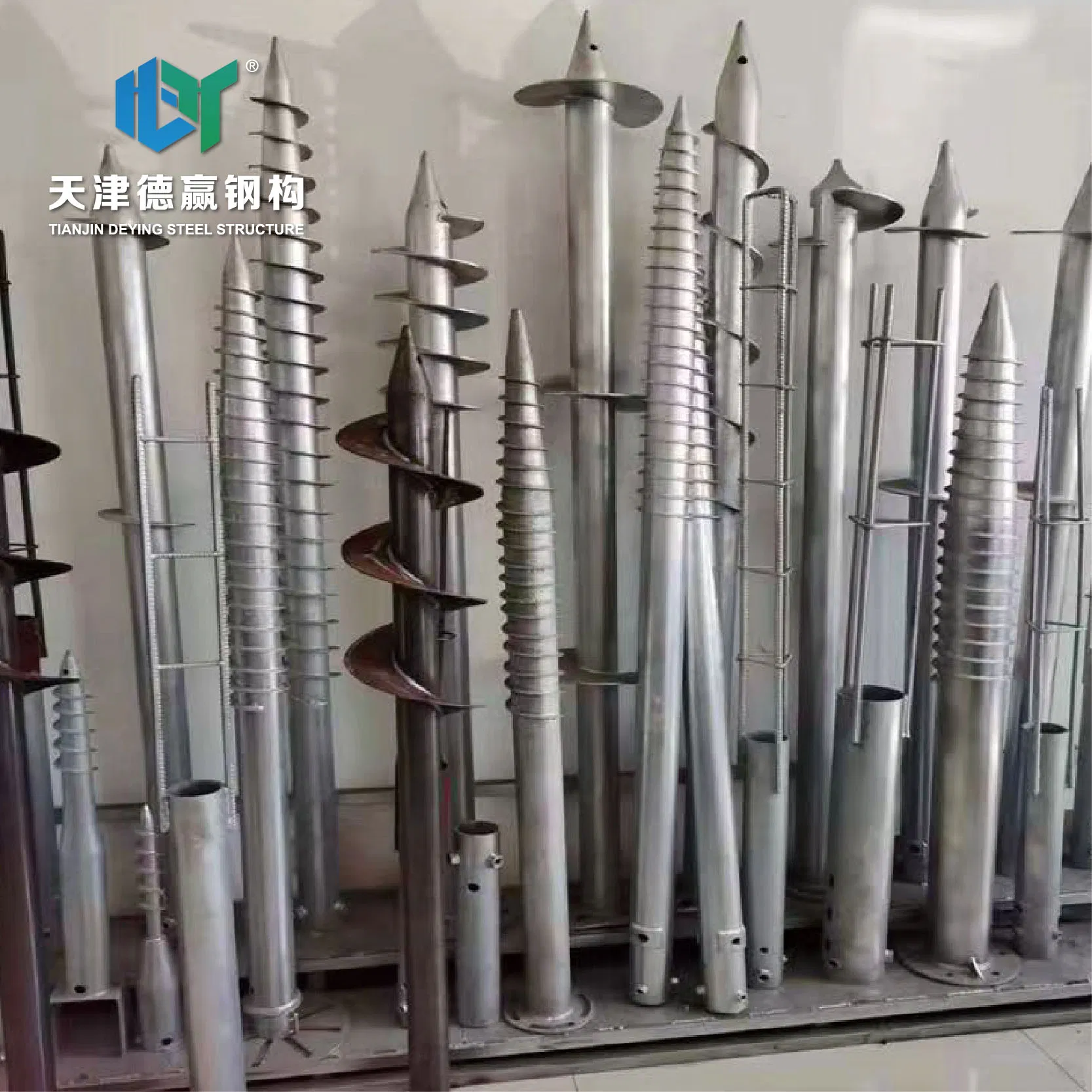 Dwin Ground Screw Solar Mounting System Screw Pile Ground Mounting System