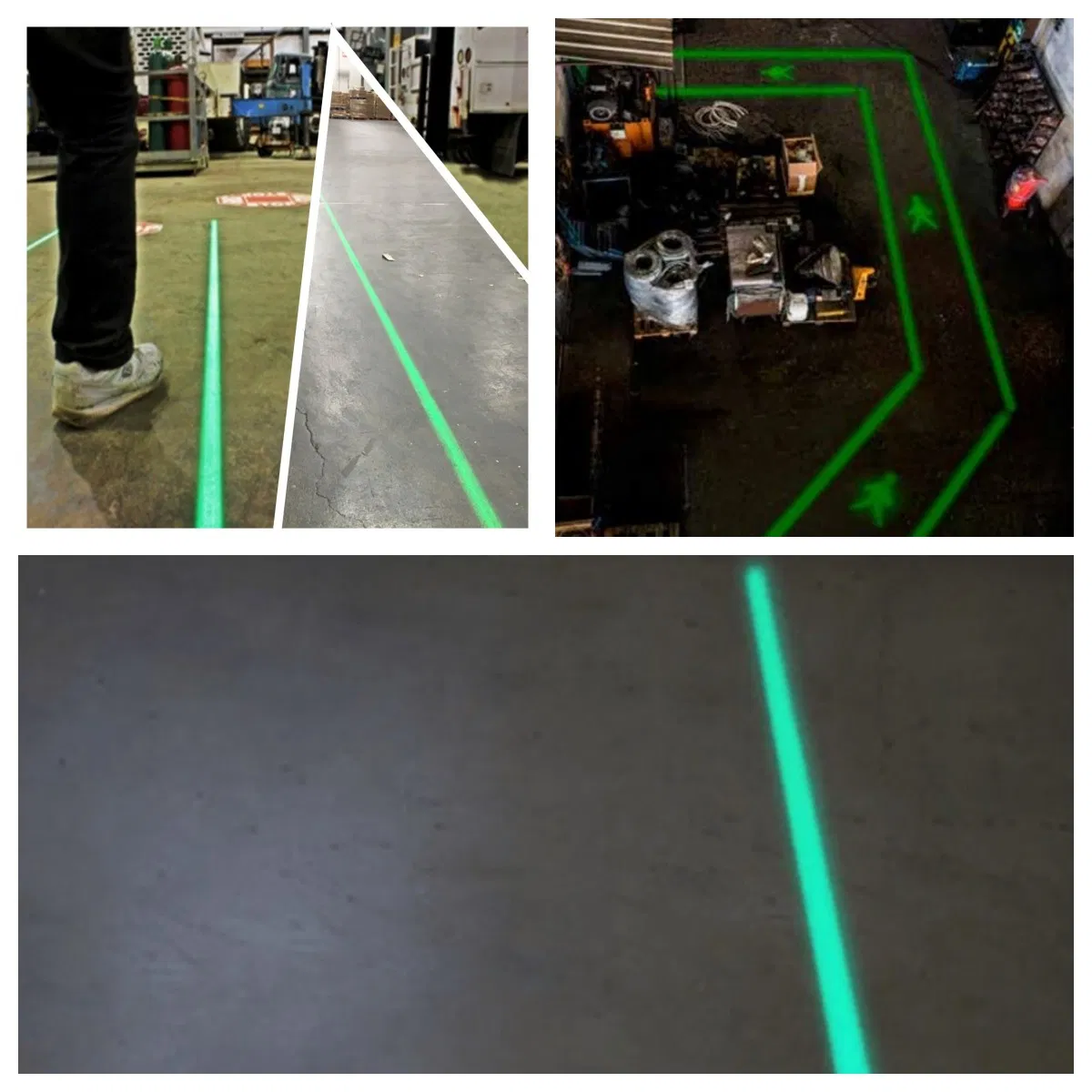 Vehicle Mounted Guided Green Laser Warning Line Light for Logistics Warehouse
