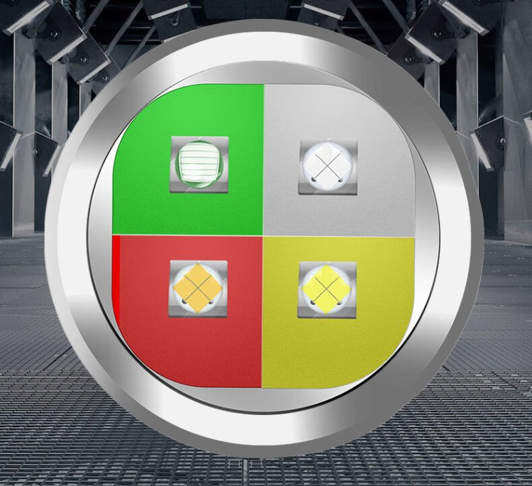 LED Signal Light Powerful Flashlight USB Rechargeable Electric Hand Torch