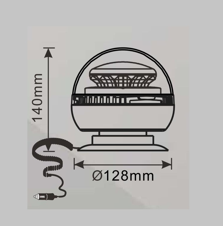 IP65 APP Wireless Remote Control New High Power DC12V LED Beacon Light