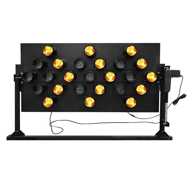 Direction Traffic Truck Mounted Flashing Arrow Sign Board Controller LED Lamps Trailer Projection Warning Indicator Light