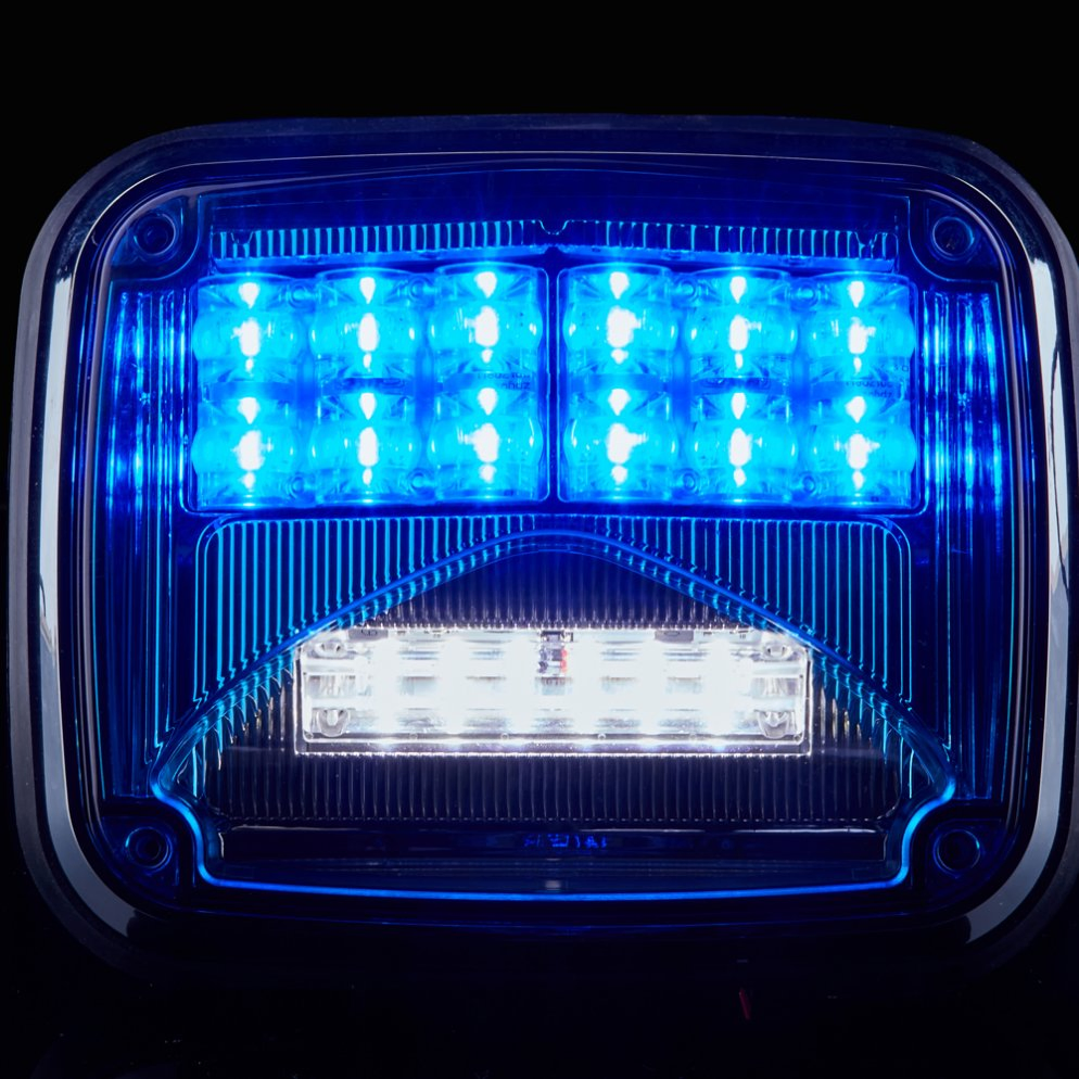 High-Visibility Amber LED Strobe Light for Emergency Vehicles