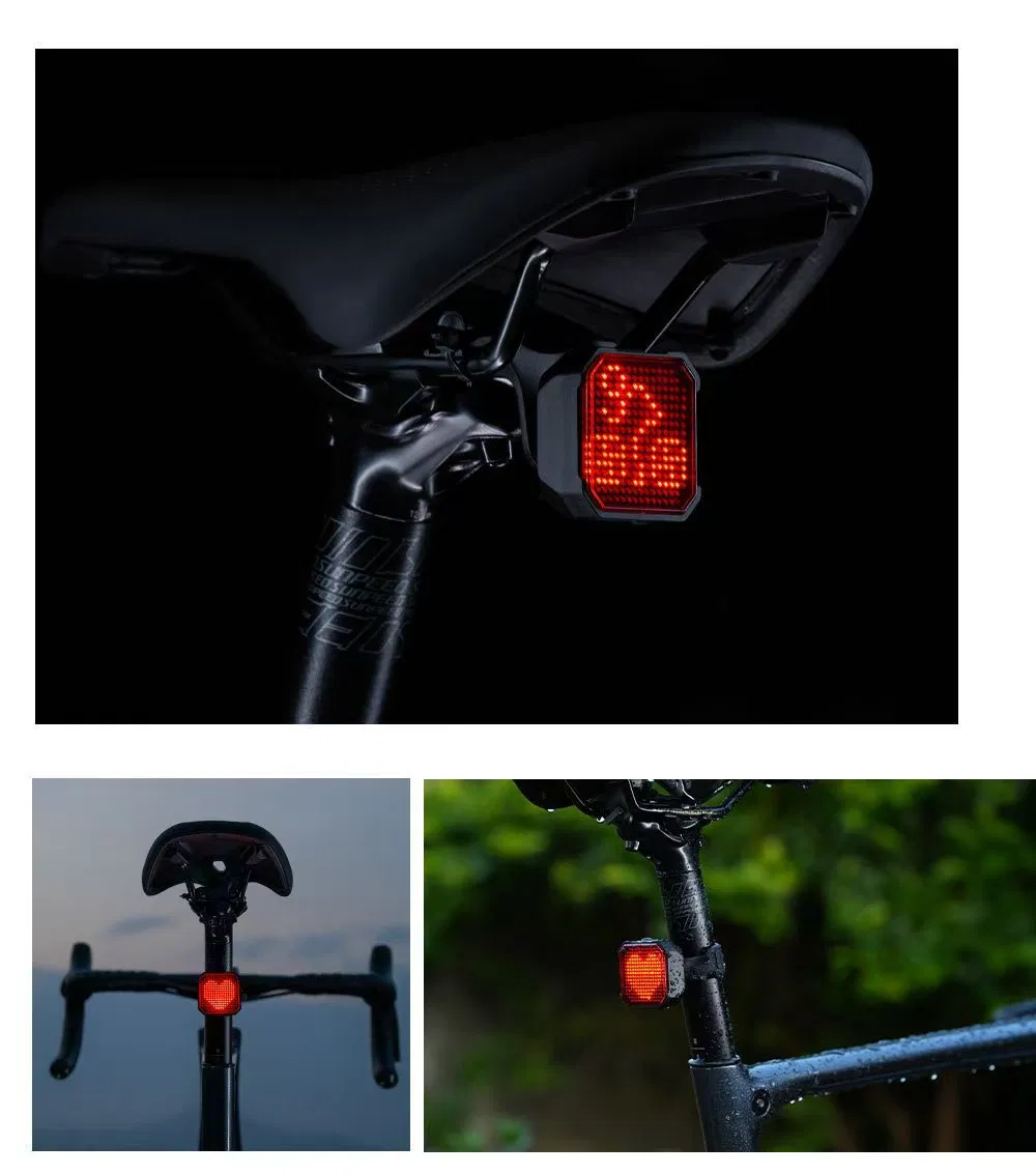 Waterproof IP65 USB Rechargeable Bicycle Light LED Rechargeable Light for Bike Turn Signal Brake Tail Light Bicycle Alarm