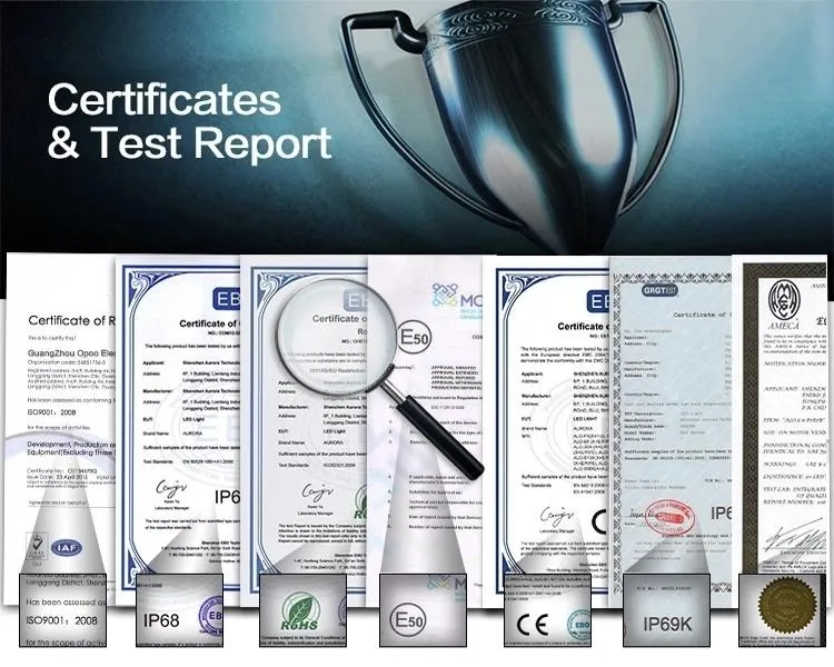 Certifications Display