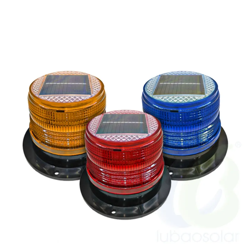 Solar LED Strobe Safety Beacon
