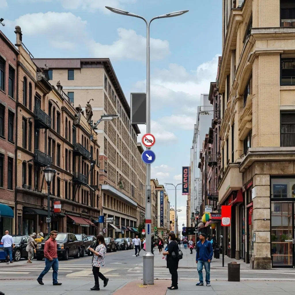 Intellicam LED Street Lighting System with Advanced Camera Technology