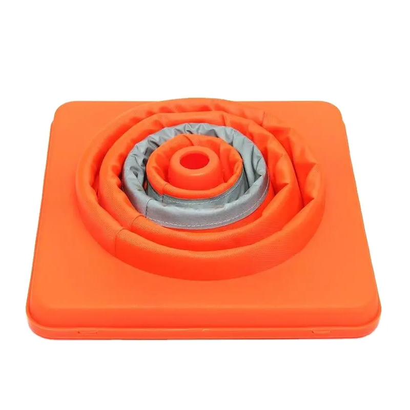 Factory Supplier Traffic Cones Suppliers Durable Warning Lights Collapsible Safety Traffic Road Cones