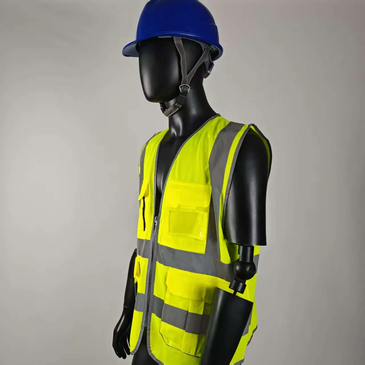 Reflective Vest Construction Site Work Vest Security Duty Safety Clothing Customizable Printed Workwear