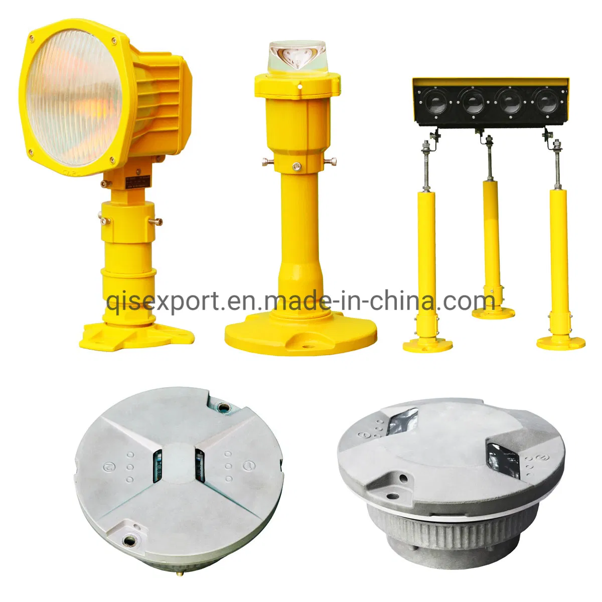 LED Solar Airport Airfield Aerodrome Aviation Elevated Insert Runway Taxiway Edge Threshold Light