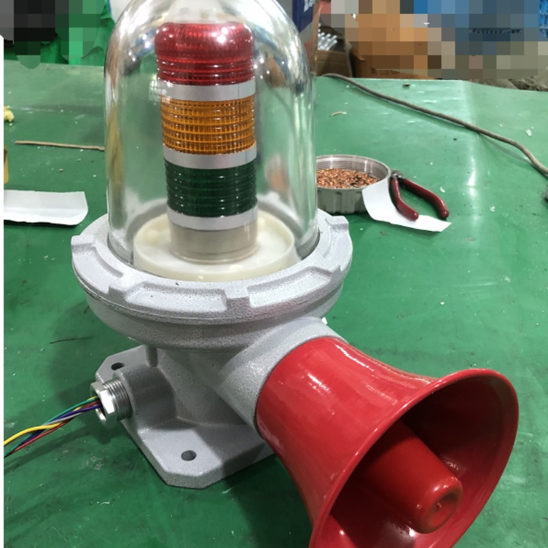 ATEX 20W 150dB Explosion Proof Sound Warning Light Red Amber Green Rotate Flash Strobe Steady