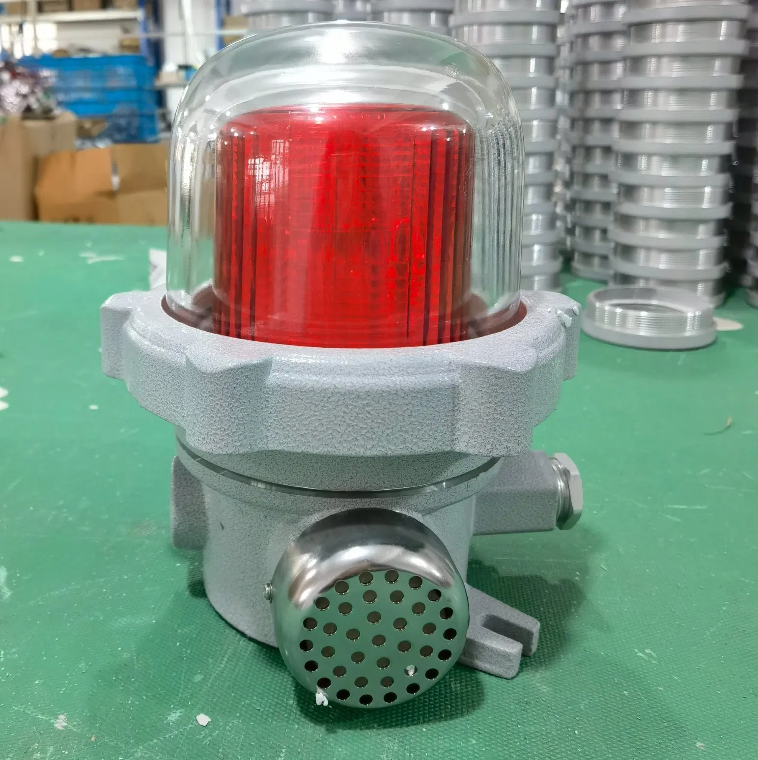 Hazardous Area 90dB 120dB 180dB Explosion Proof Alarm Sound with Speaker Siren Warning Light Beacons Light