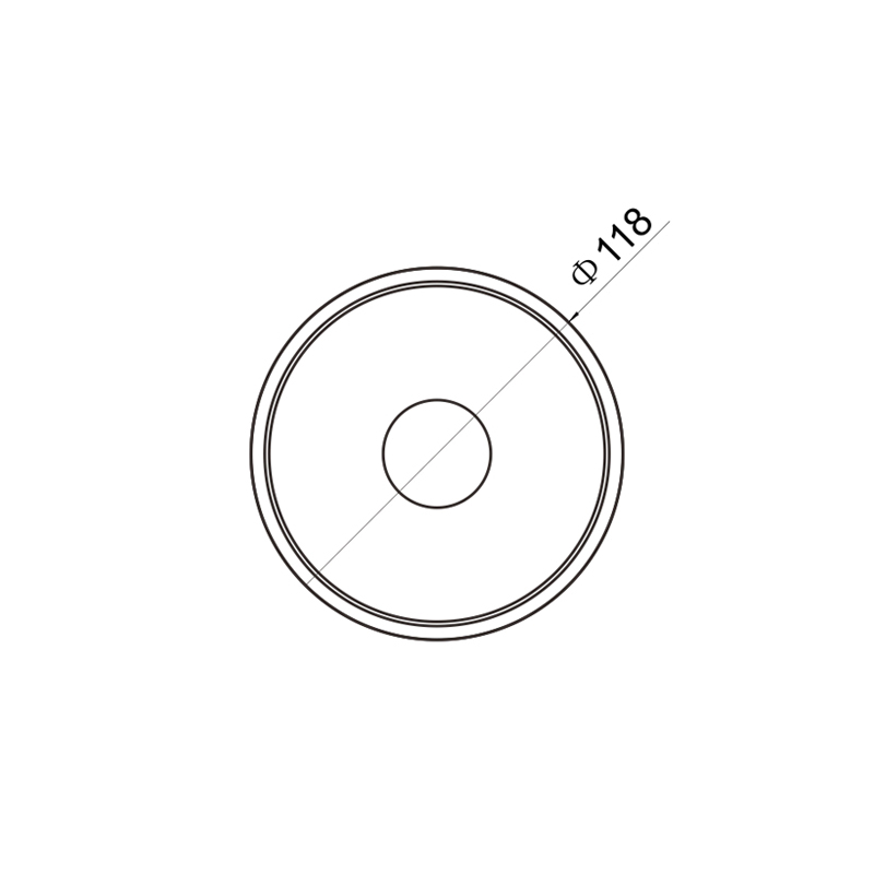 LED Warning Beacon Light with DIN Pole Mounted and ECE R65 &amp; IP69K Waterproof