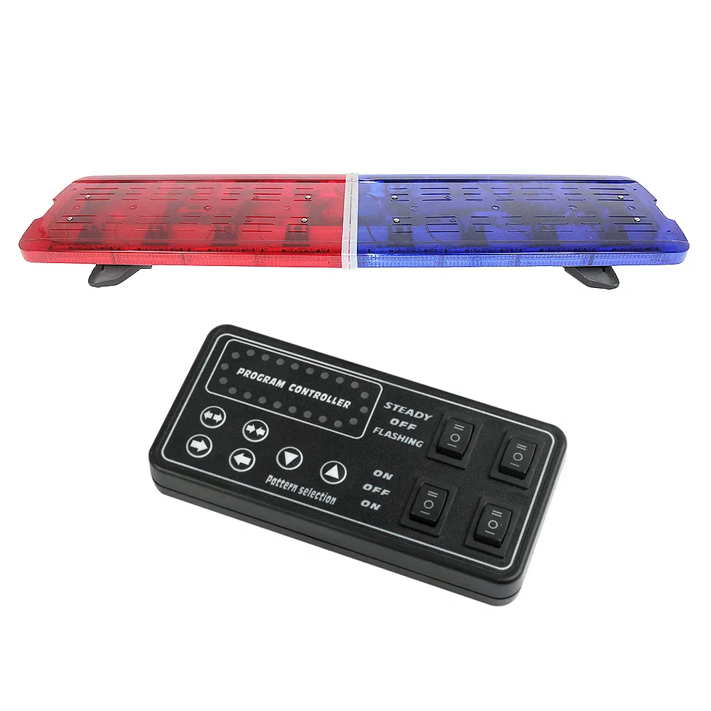 1W Big Power LED Roof Flashing Red Blue Warning Lightbars Light Bars 815-Lx-Al